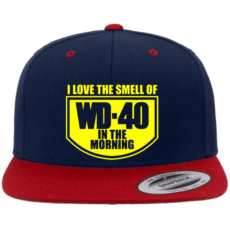 Wd 40 Funny Mechanic Classic Car Hotrod Gasser Biker Hot Rod Premium Flat Bill Snapback Cap  Navy