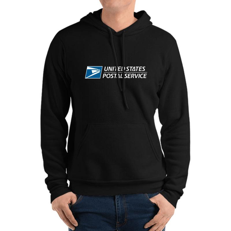 Usps Postal Service Unisex Hooded Sweatshirt Men Black