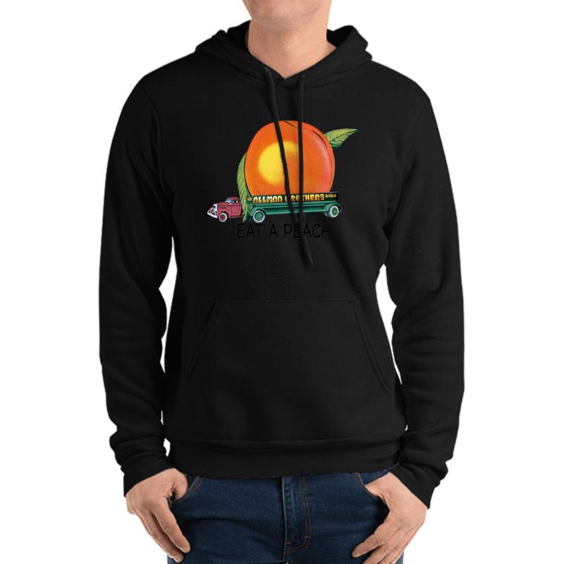 Allman B_R_O_T_H_E_R_S Band Eat A Peach For Women For Teachers T Shirts Mockups Unisex Hooded Sweatshirt Men Black