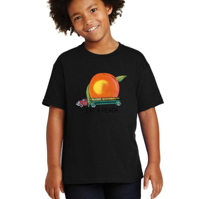 Allman B_R_O_T_H_E_R_S Band Eat A Peach For Women For Teachers T Shirts Mockups Youth T-Shirt Boy Black