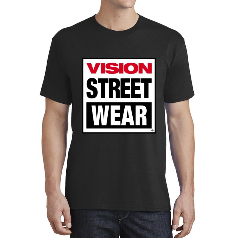 Vision Skateboard Vision Street Wear Moi Unisex T-Shirt Men Black