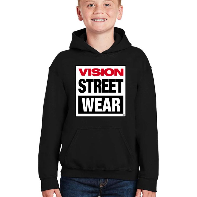 Vision Skateboard Vision Street Wear Moi Youth Hooded Sweatshirt Boy Black