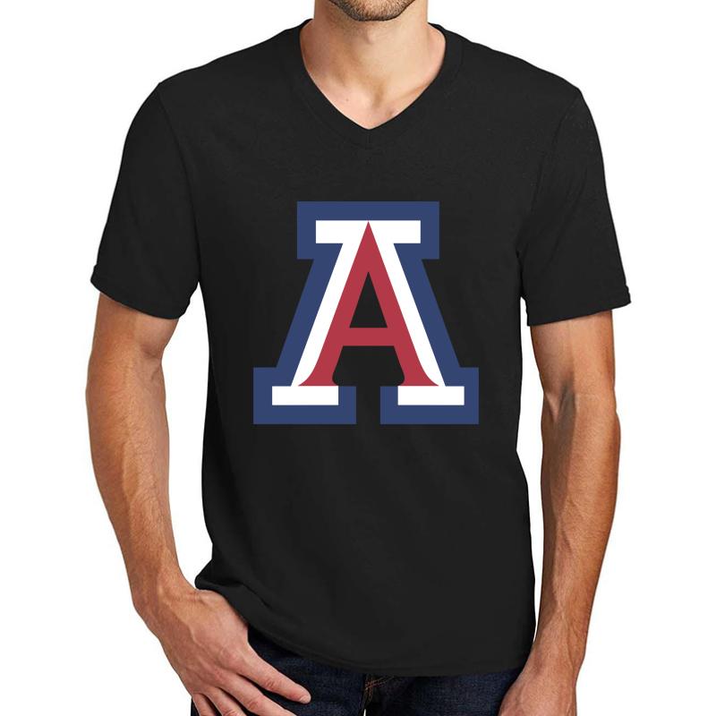 Arizona Wildcats Merch Unisex V-Neck T-Shirt Men Black