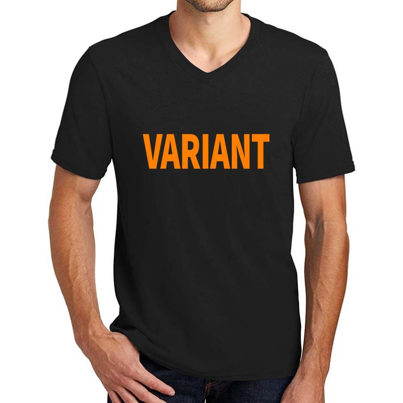 Variant Loki Tva Unisex V-Neck T-Shirt Men Black