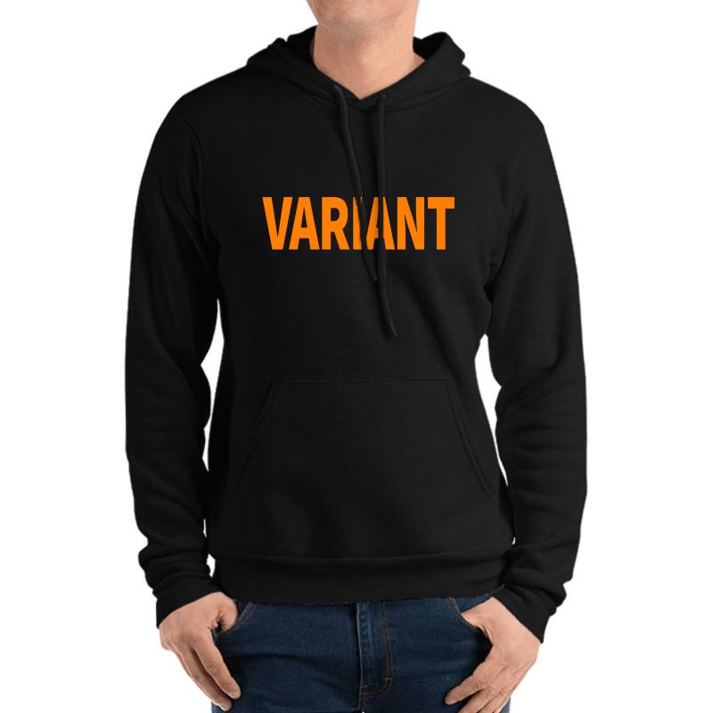 Variant Loki Tva Unisex Hooded Sweatshirt Men Black