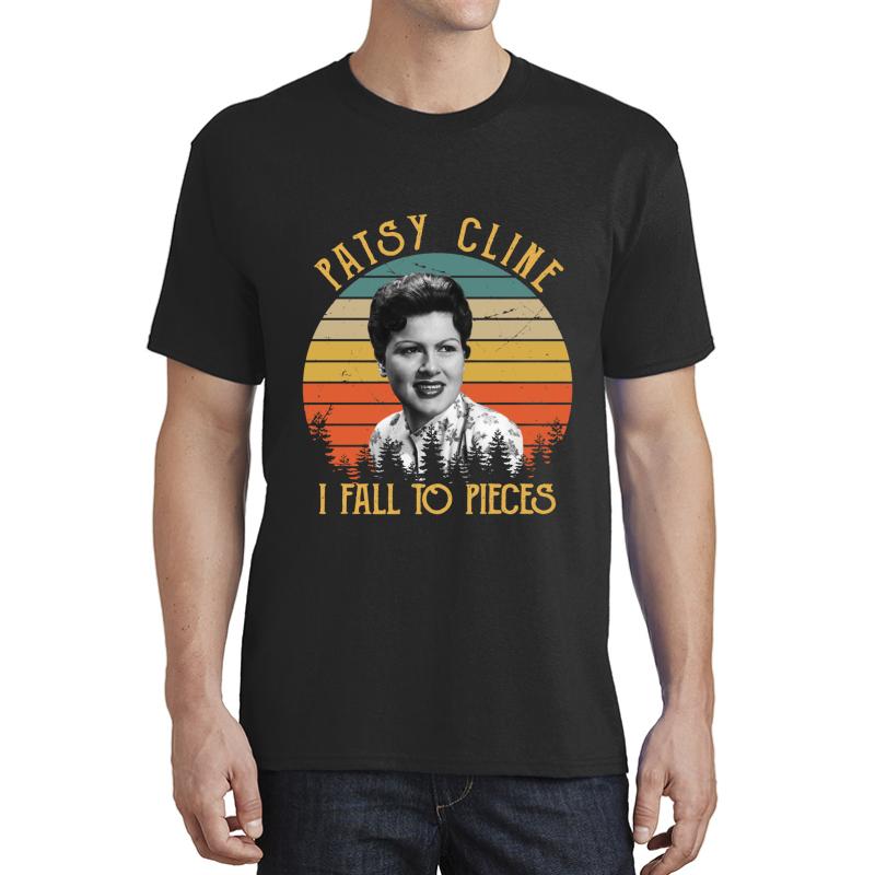 Vintage Patsy Cline I Fall To Pieces Unisex T-Shirt Men Black