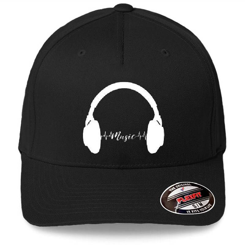 Earphones With Heartbeat Lines - Music Women Underwear Panties