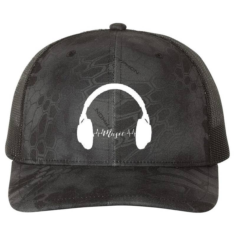 Earphones With Heartbeat Lines - Music Women Underwear Panties