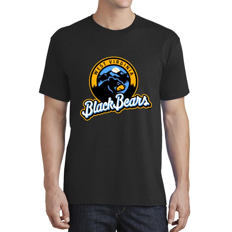 West Virginia Black Bears Unisex T-Shirt Men Black