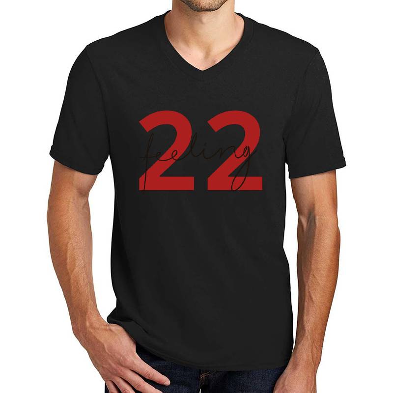 Feeling 22 Inspired By Taylor Swift Unisex Polo Jersey Sport Shirts