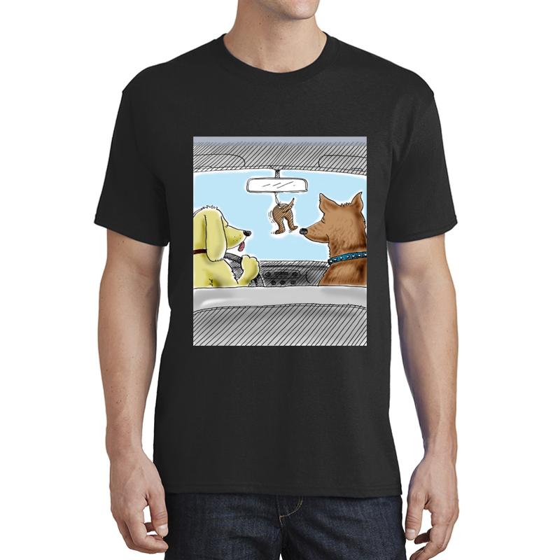 Vintage The Far Side Cartoon Framed Art Print Unisex T-Shirt Men Black