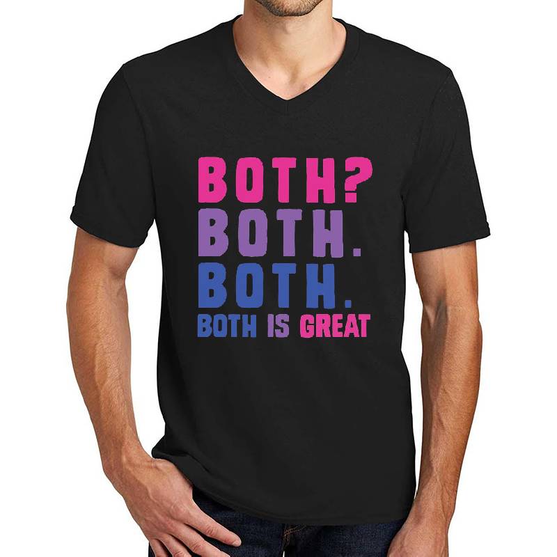 Both? Both. Both. Both is great - bisexual flag colors Youth T-Shirts