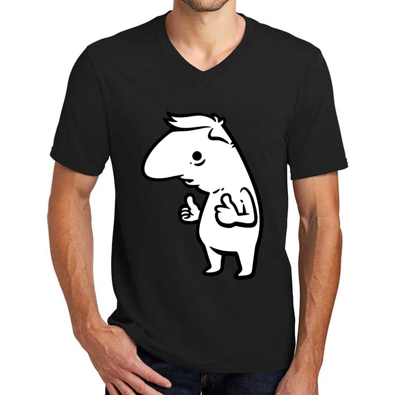 Zach Hadel Psychicpebbles Unisex V-Neck T-Shirt Men Black