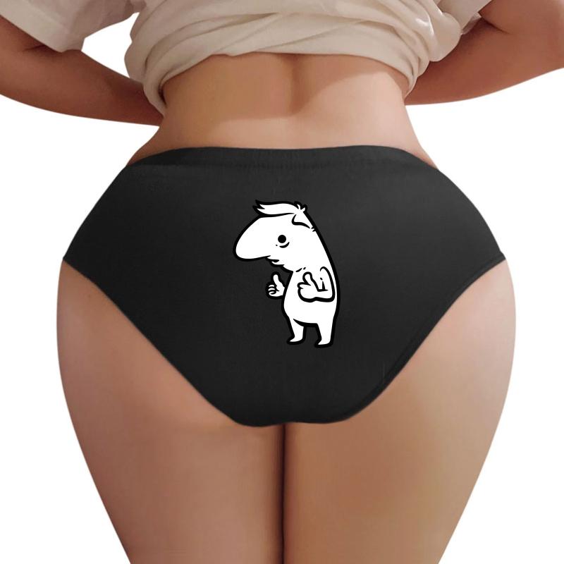 Zach Hadel Psychicpebbles Women Underwear Panties Women Black