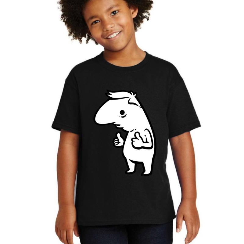 Zach Hadel Psychicpebbles Youth T-Shirt Boy Black