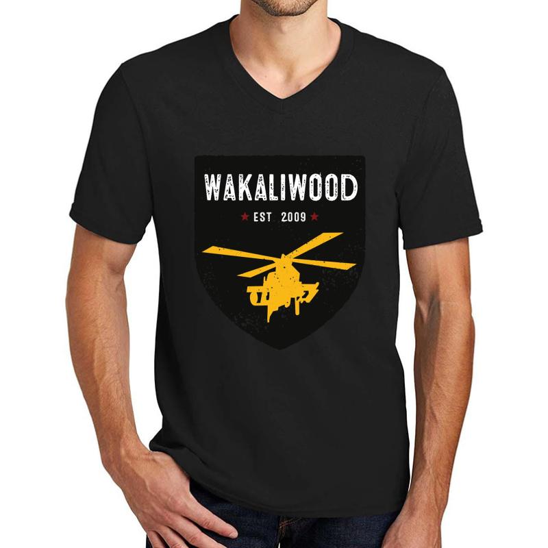 Who Killed Captain Alex Wakaliwood Sticker Unisex V-Neck T-Shirt Men Black