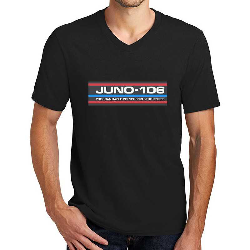 Juno 106 Analog  Programmable Polyphonic Synthesizer -  Synth 80s -  Vintage Unisex T-shirts