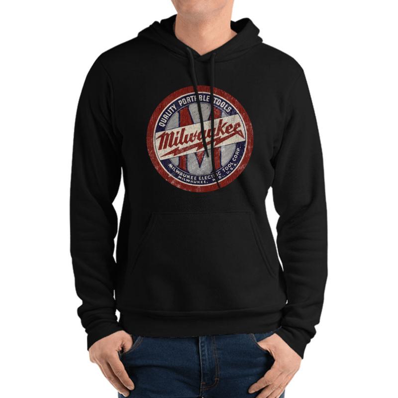 Tools Milwaukee Unisex Hooded Sweatshirt Men Black