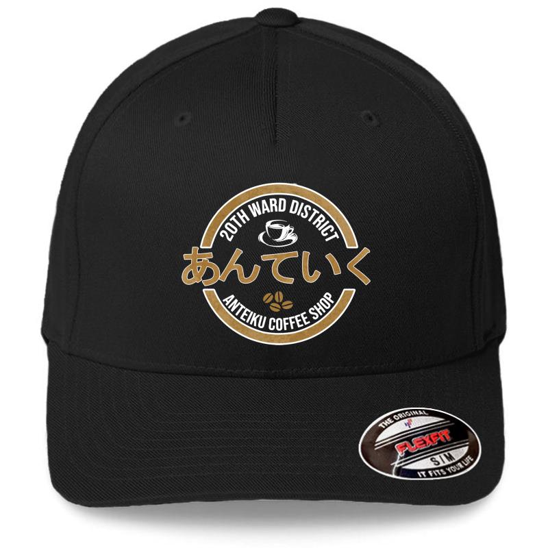 Anteiku Coffee Tokyo Ghoul Anteiku Tokyo Ghoul Gift Fans Flexfit Baseball Cap  Black