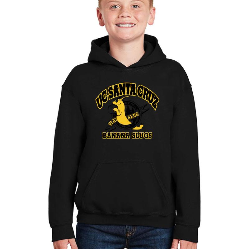 Ucsc Banana Slugs Youth Hooded Sweatshirt Boy Black