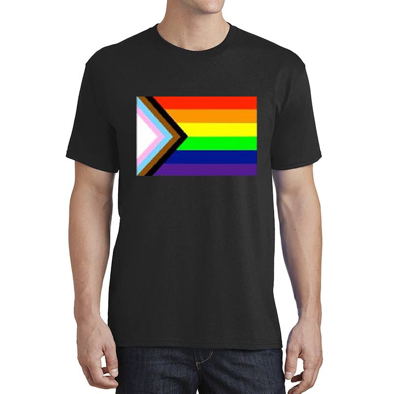 inclusive progress pride flag! Premium Flat Bill Snapback Caps