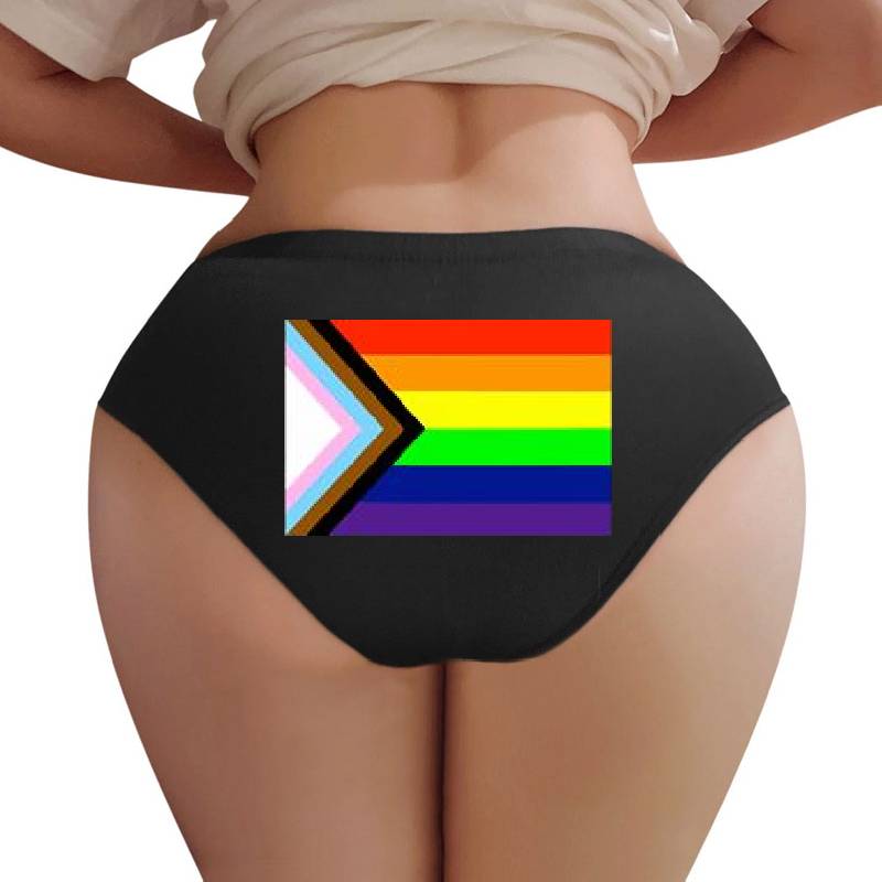 inclusive progress pride flag! Premium Flat Bill Snapback Caps