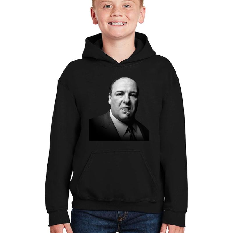 Tony Soprano The Sopranos Youth Hooded Sweatshirt Boy Black