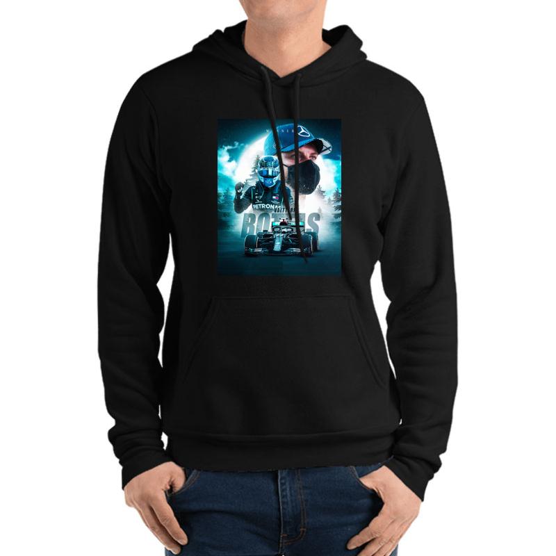 Valtteri Bottas Unisex Hooded Sweatshirt Men Black