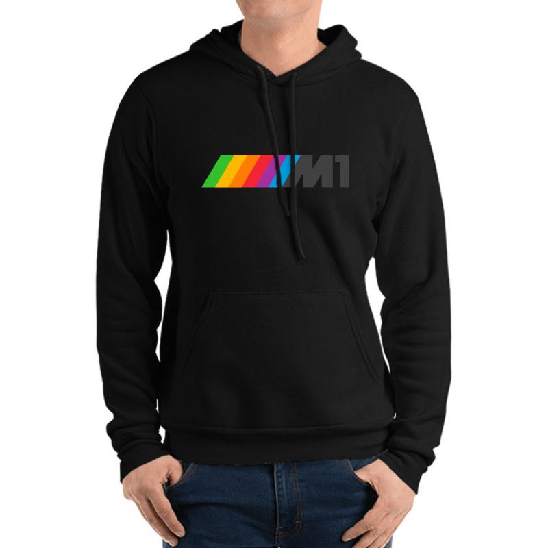 Apple M1 Power - Dark Unisex Hooded Sweatshirt Men Black