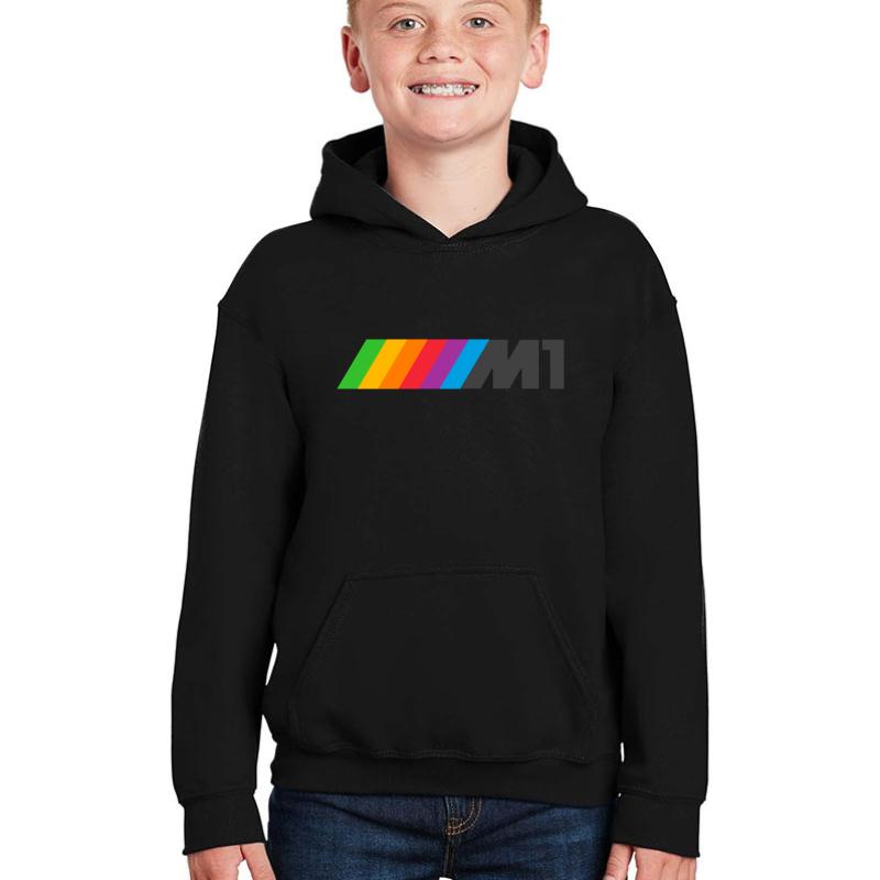 Apple M1 Power - Dark Youth Hooded Sweatshirt Boy Black