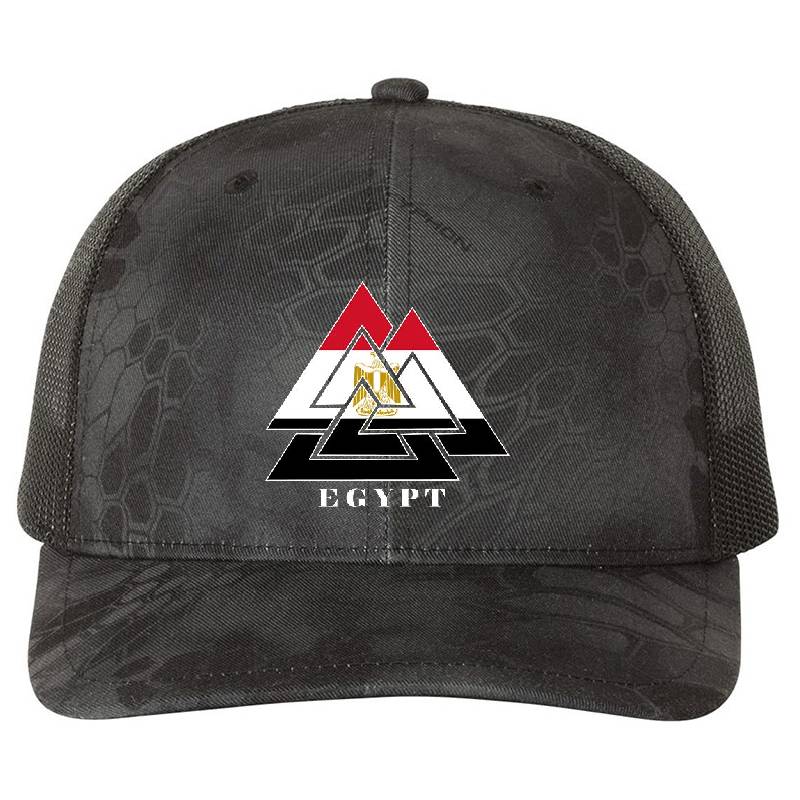 Egypt Emblem Premium Flat Bill Snapback Caps