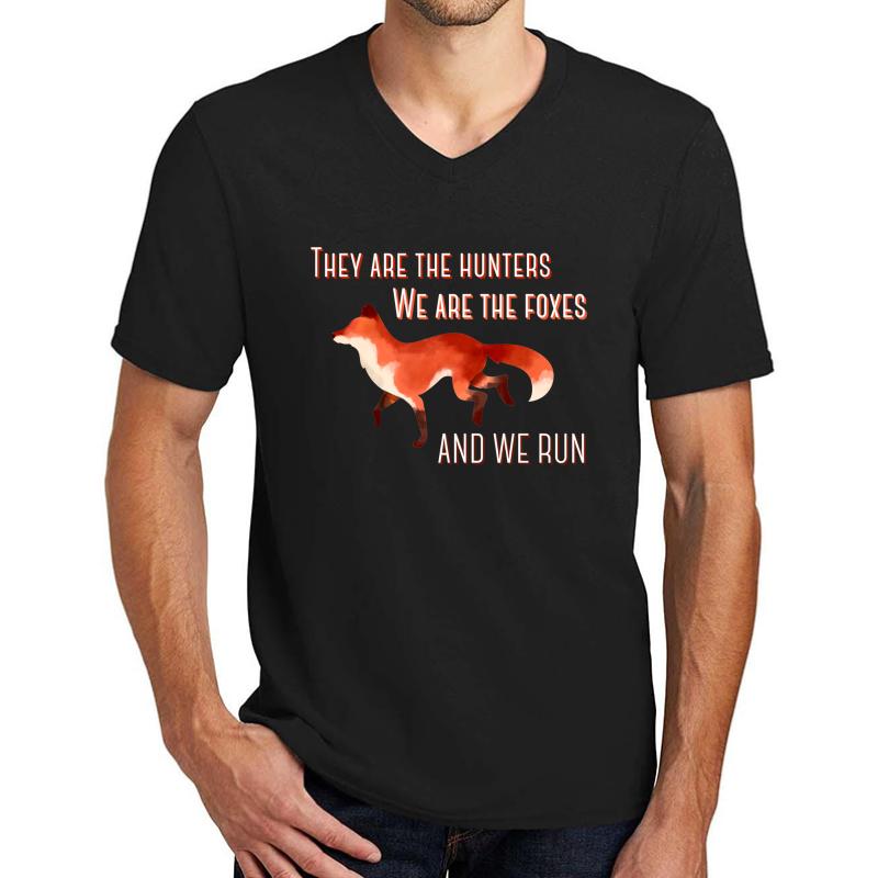 We Are The Foxes Taylor Swift Unisex V-Neck T-Shirt Men Black