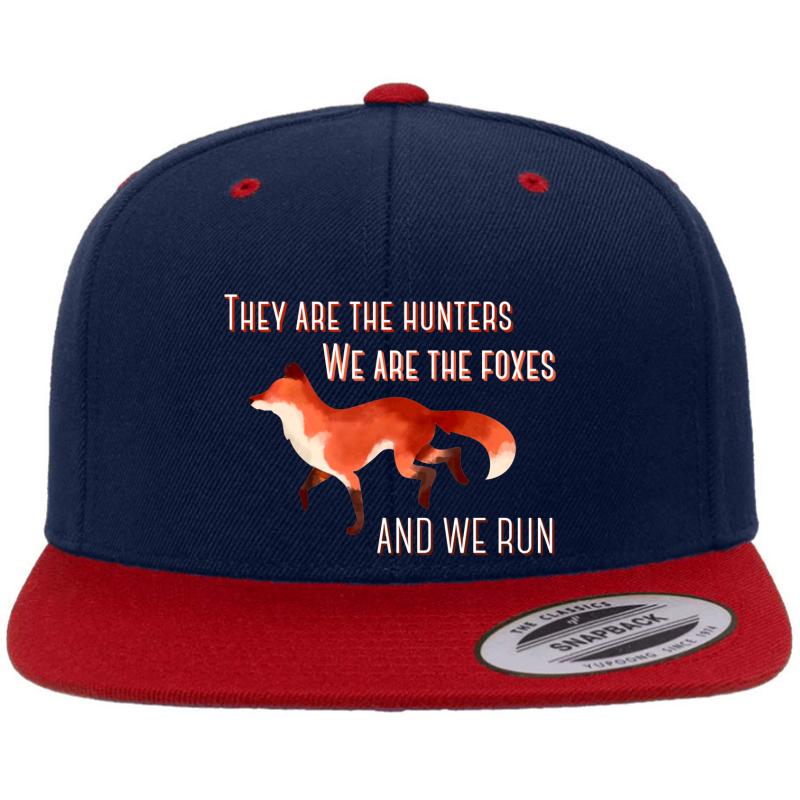 We Are The Foxes Taylor Swift Premium Flat Bill Snapback Cap  Navy