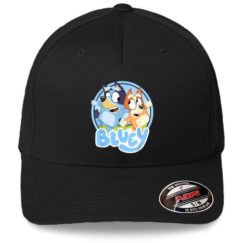 Anime Blueys Mom  Flexfit Baseball Cap  Black