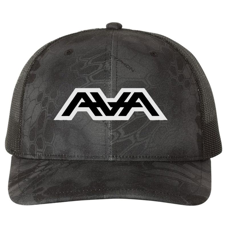 Angels And Airwaves Special Series 57 Richardson Premium Trucker Snapback Cap  Kryptek Typhon Black