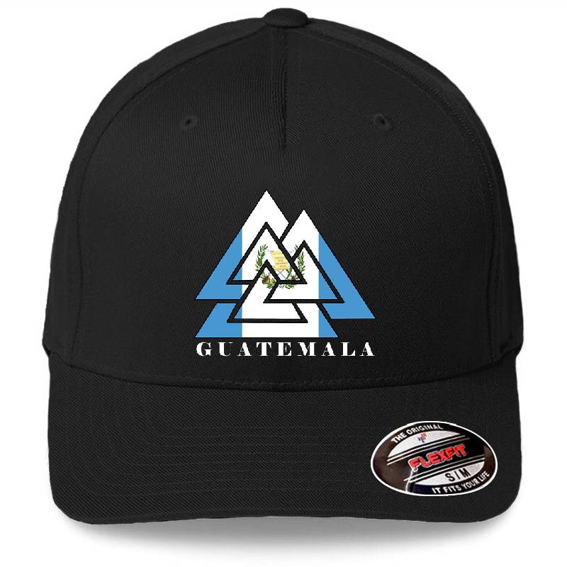 Guatemala Emblem Premium Flat Bill Snapback Caps