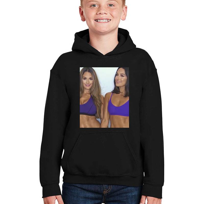 Bella Twins Nikki And Brie Unisex Hooded Sweatshirts