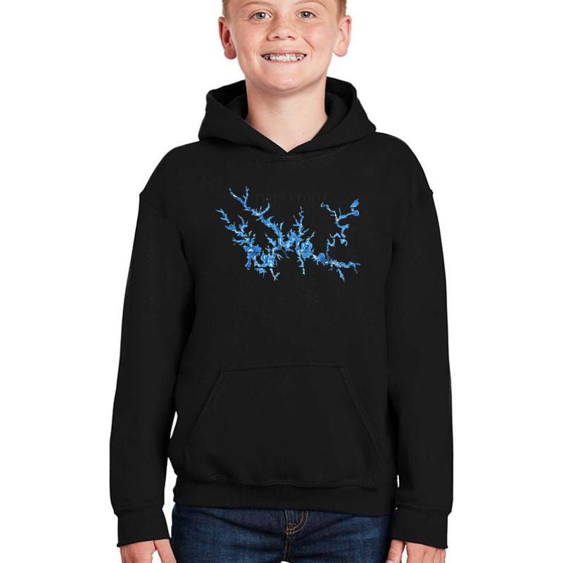 Tims Ford Lake Tennessee Youth Hooded Sweatshirt Boy Black