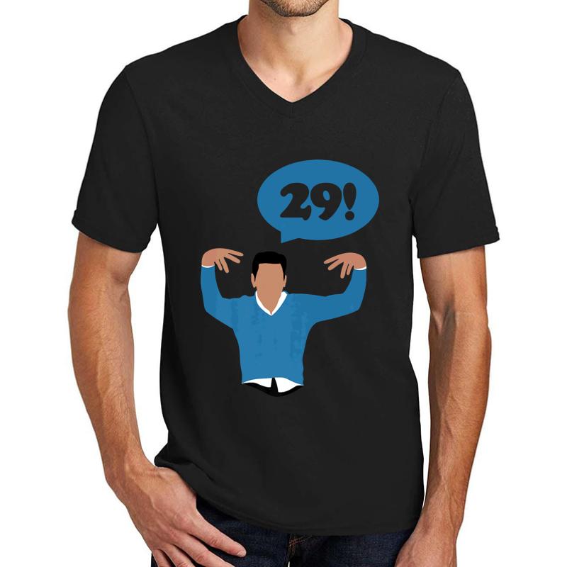 29 Birthday New Girl Unisex V-Neck T-Shirt Men Black