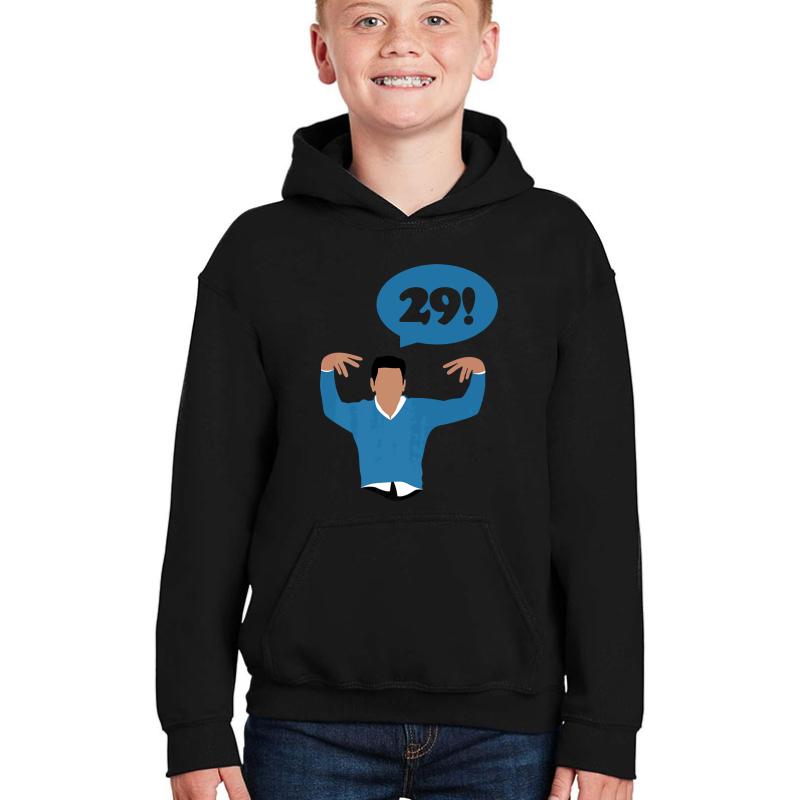 29 Birthday New Girl Youth Hooded Sweatshirt Boy Black