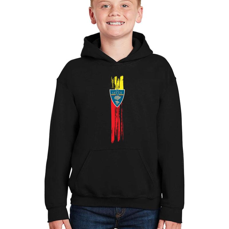 All For This Colours My Heart Is Lecce Italy Youth Hooded Sweatshirt Boy Black