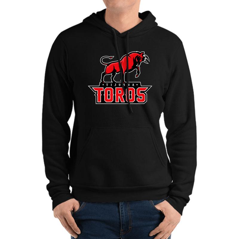 Tijuana Toros Unisex Hooded Sweatshirt Men Black