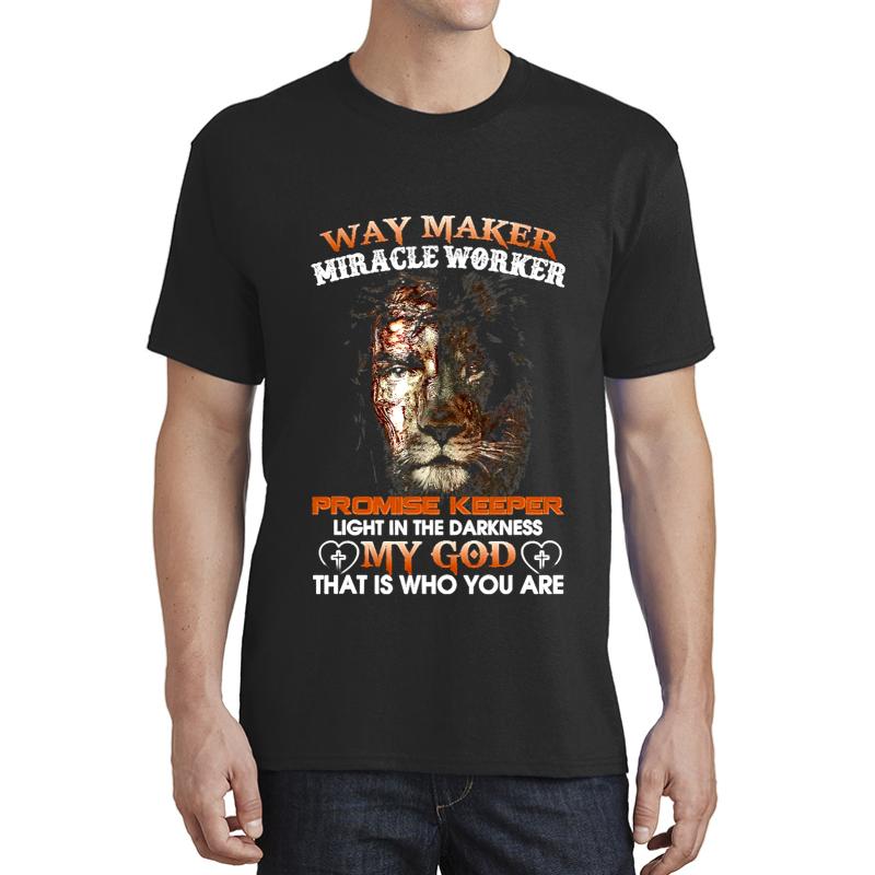 Way Maker Miracle Worker Promise Unisex T-Shirt Men Black