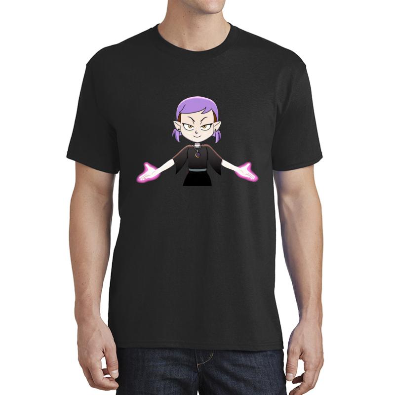 Amity Blight Updated Purple Hair Intro Unisex T-Shirt Men Black