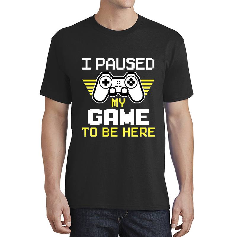 Funny Gamer Controller Teenager I Paused my game to be here Youth Hooded Sweatshirts