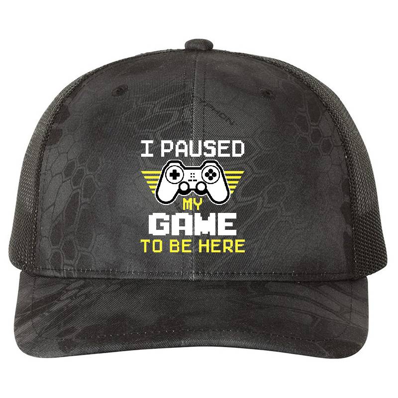 Funny Gamer Controller Teenager I Paused my game to be here Youth Hooded Sweatshirts