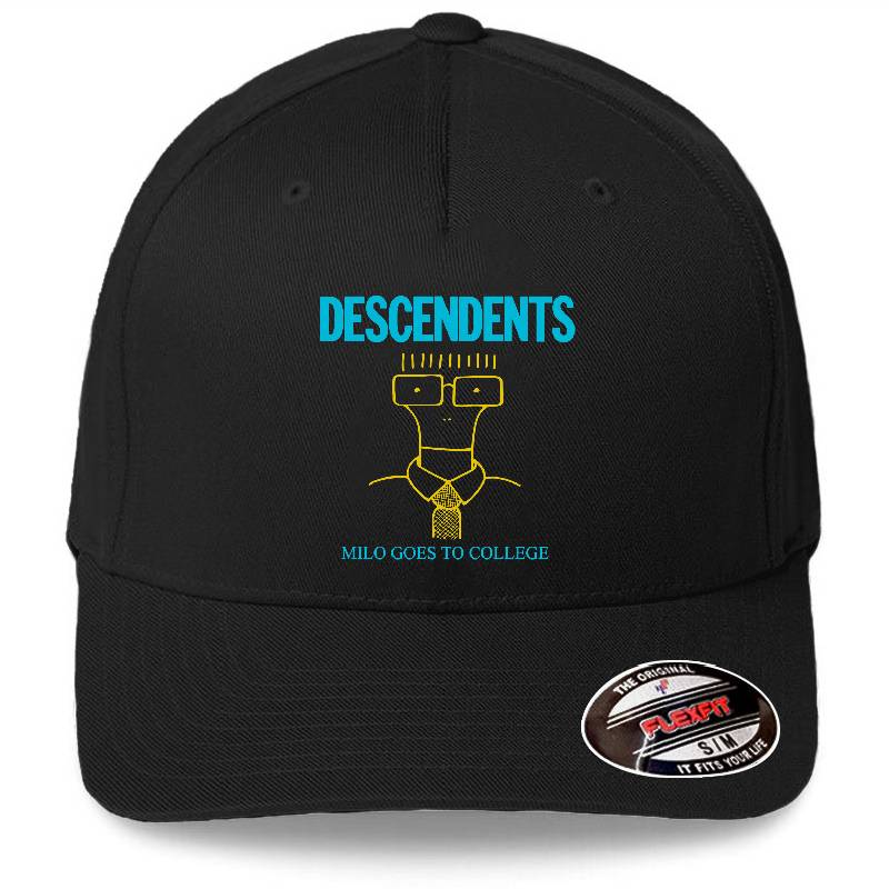Band Descendents Milo Goes To College Premium Flat Bill Snapback Caps