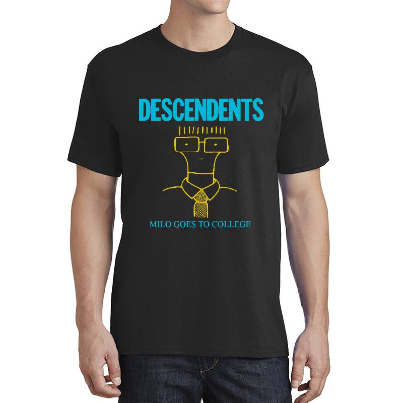 Band Descendents Milo Goes To College Premium Flat Bill Snapback Caps