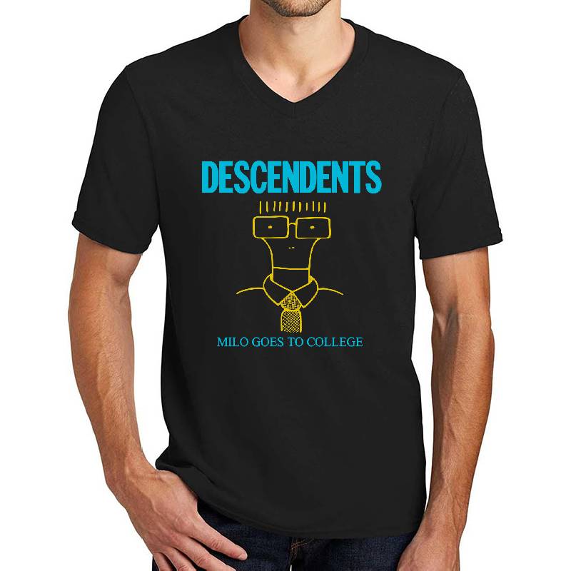 Band Descendents Milo Goes To College Premium Flat Bill Snapback Caps