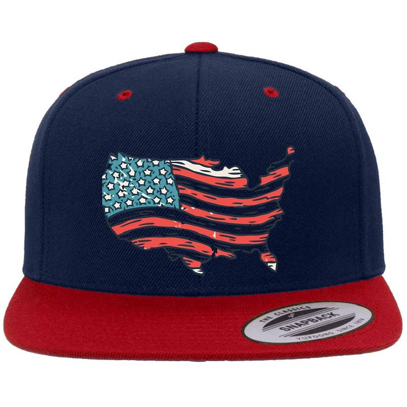 usa flag Richardson Premium Trucker Snapback Caps